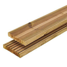 Klikstrom Lemhi Green Pine Deck board (L)2.4m (W)144mm (T)27mm