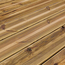 Klikstrom Lemhi Green Pine Deck board (L)2.4m (W)144mm (T)27mm