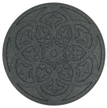 Nicoman Round Grey Scroll Stepping Stone - Pack of 2