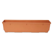 Verve Florus 17.8L Brown Plastic Bell Rectangular Trough (H)20cm (W)20cm (D)90cm