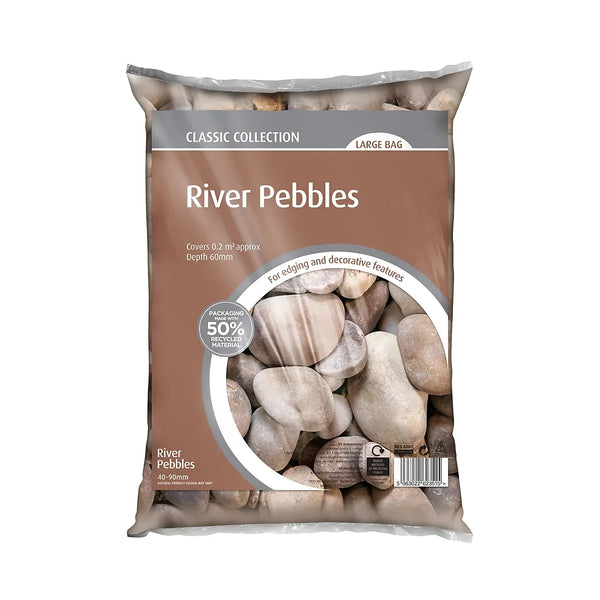 River 40-90mm Pebbles