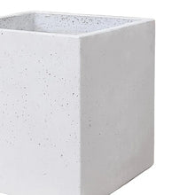 Verve 29L Light grey Concrete Square Planter (H)30cm (W)30cm (D)30cm
