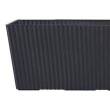 Verve 17L Black Plastic Rectangular Trough (H)21cm (W)60cm (D)60cm